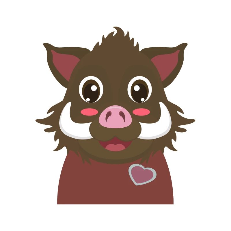 Wild boar comic