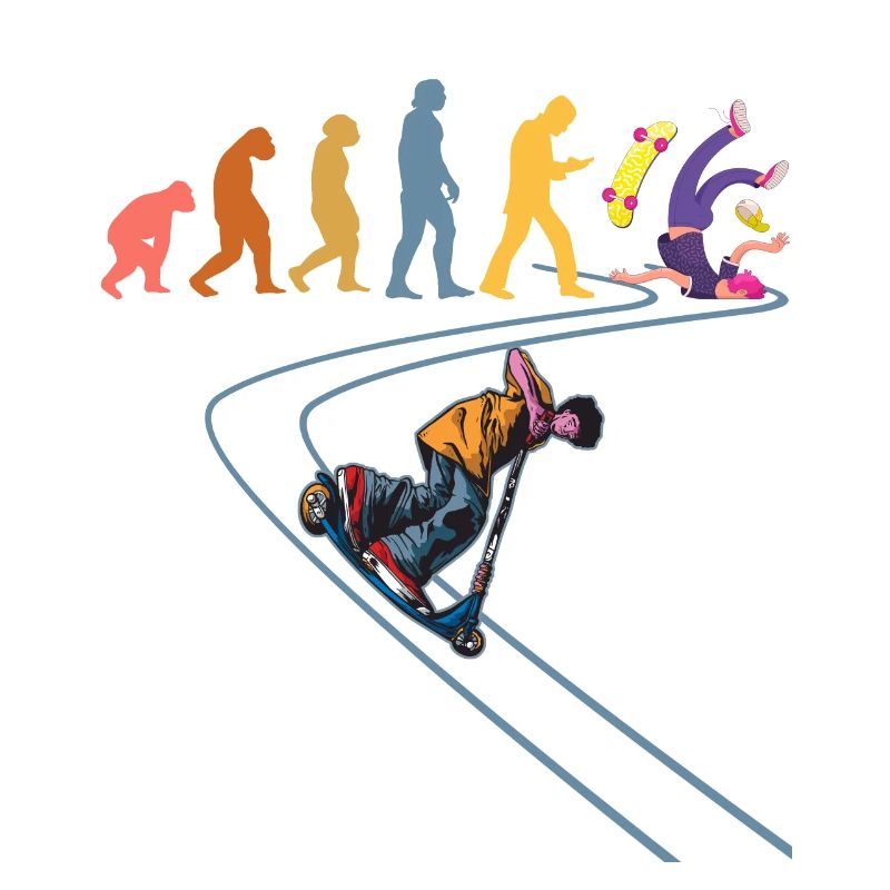 Trottinette cascadeur roller rollers de cascade roller