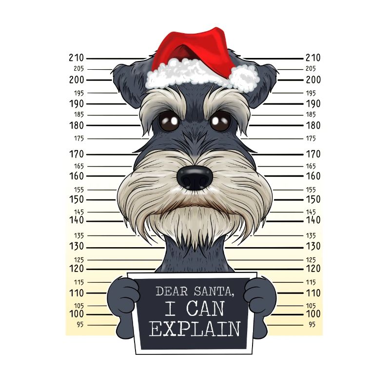 Dear Santa I Can Explain Miniature Schnauzer