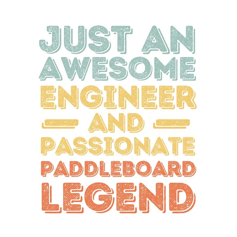 Engineer paddleboard retro
