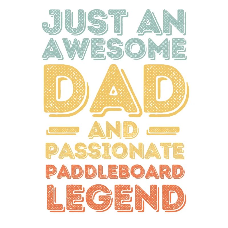 Papa paddle rétro