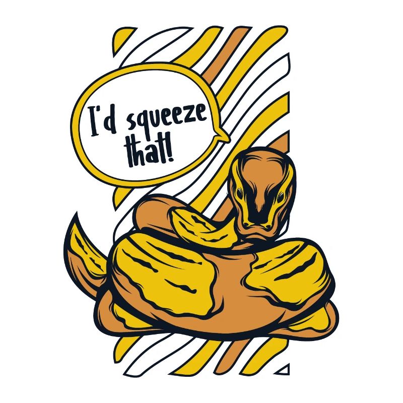 I'd Squeeze That Python Schlange Banana Ball