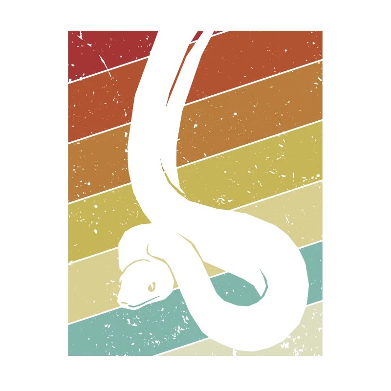 Rétro Scale Creepers Python Snake Banana