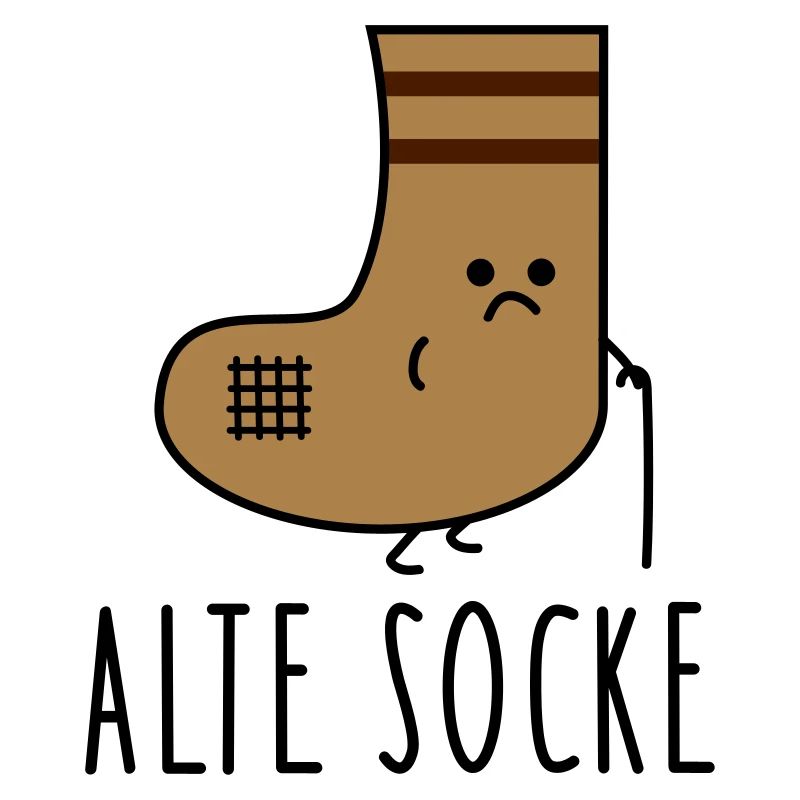 Funny old sock