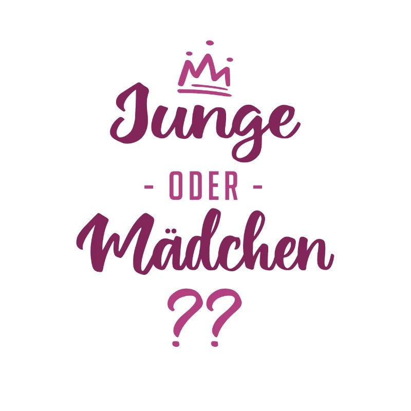 Junge oder Mädchen? Schwanger - Schwangerschaft