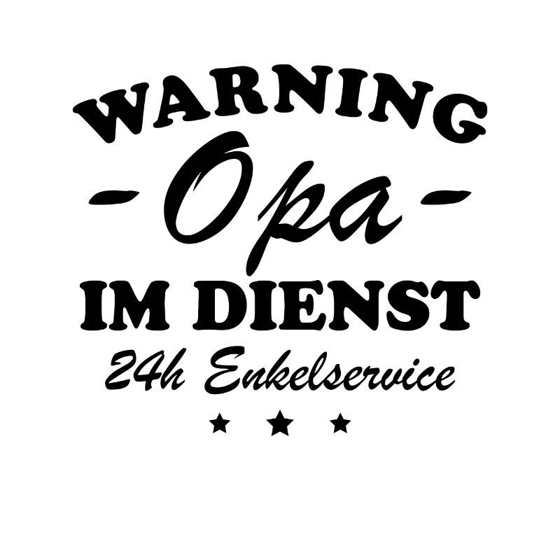 Opa im Dienst Geschenkidee
