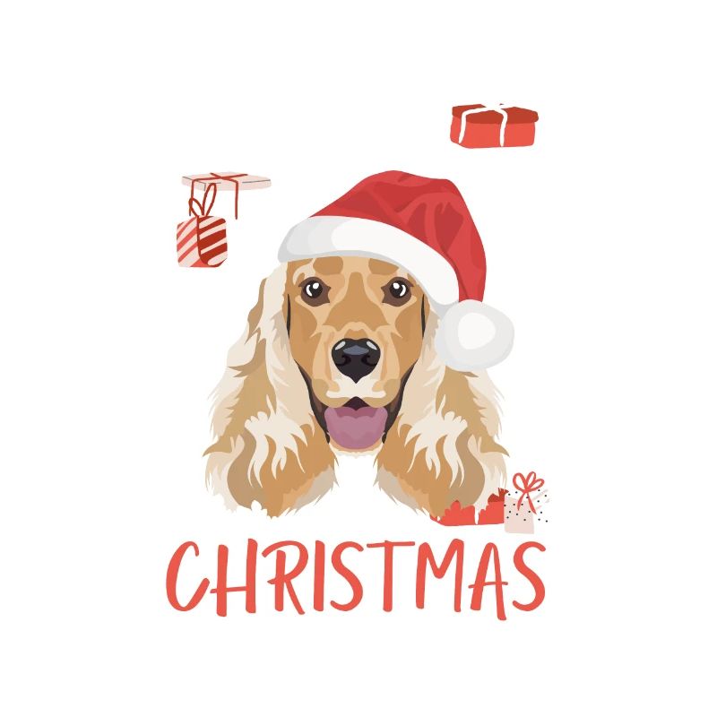 Deutsch Cocker Spaniel Christmas