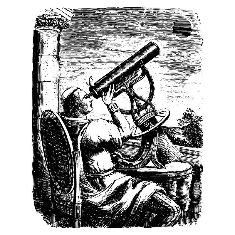 teleskop-astronomie-mann
