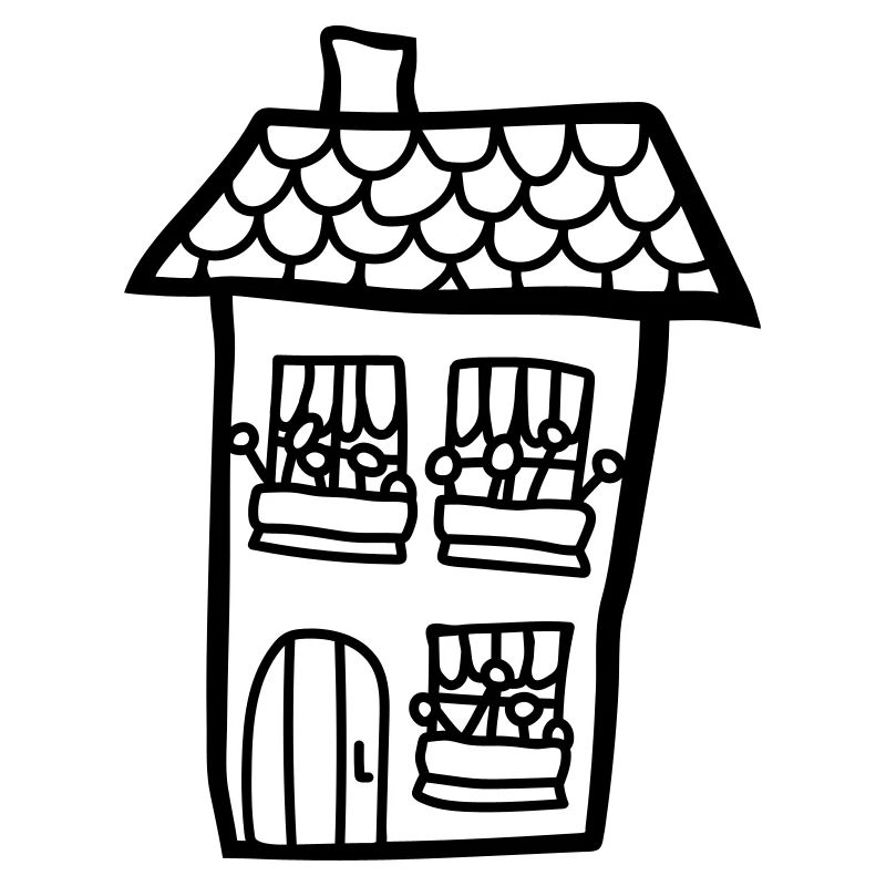 Maison d’enfants peint
