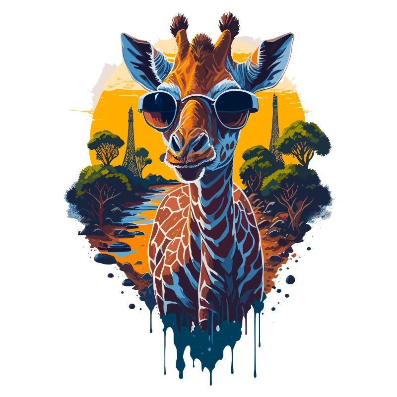 Cool giraffe