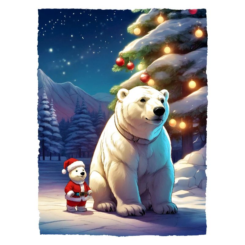 Weihnachten Eisbär 1.8