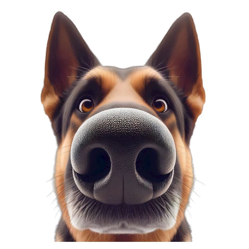 Dog Head 9 German Shepherd