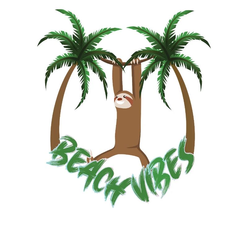 Beach Vibes Sloth