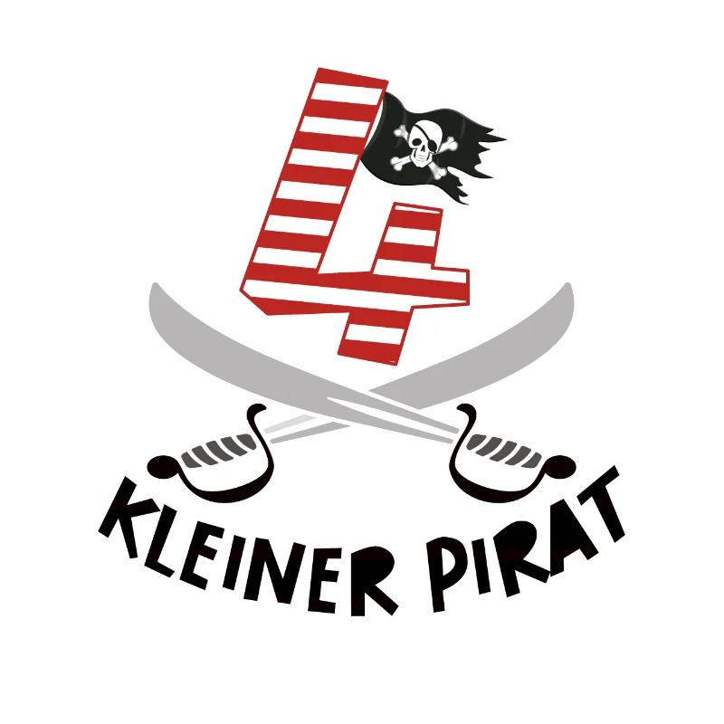 Ich bin 4 Vier / Pirat Geburtstag Party Geschenk