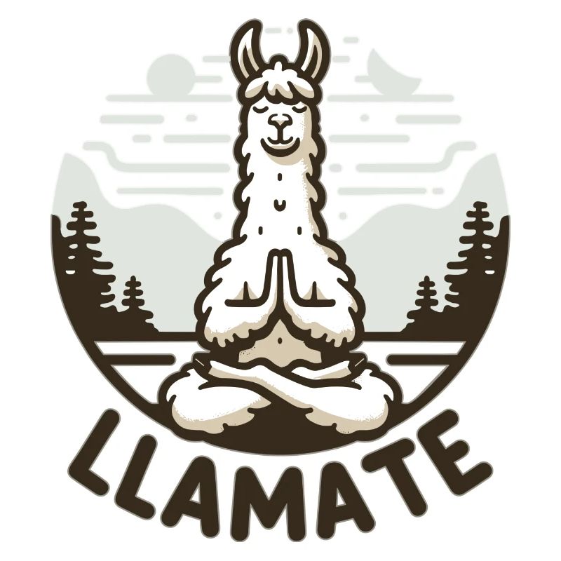LLamate Meditating Llama
