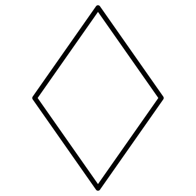 Symbole de diamant mathématiques-
