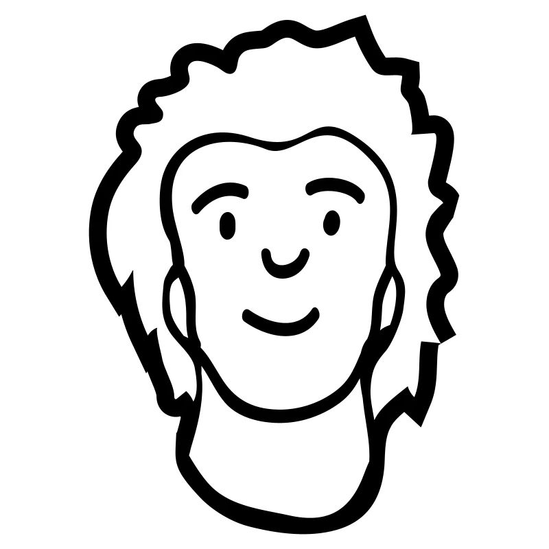maennliches gesicht kopf mann junge comic cartoon