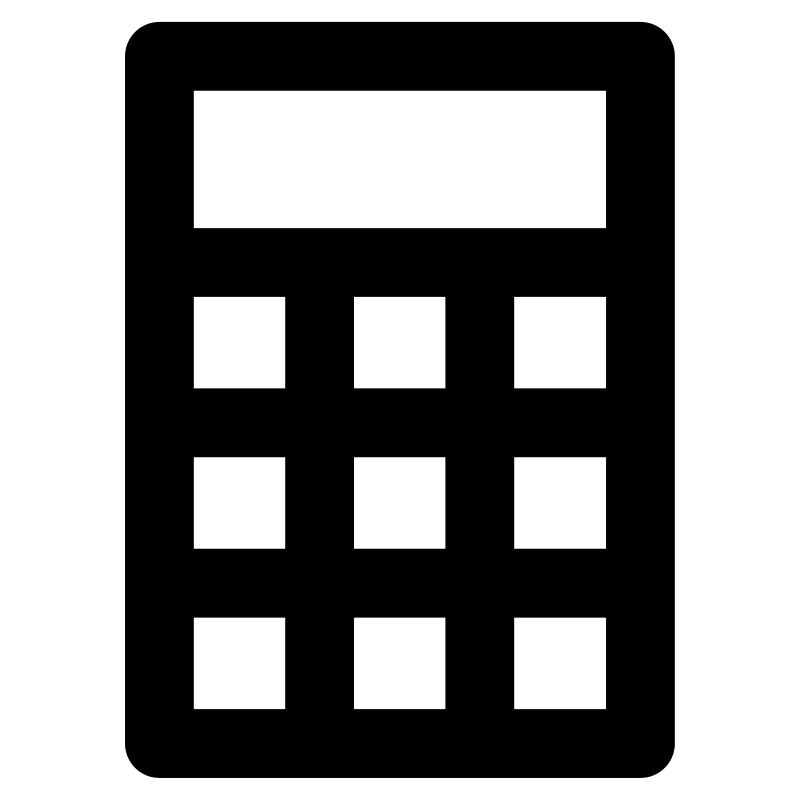 Custom Calculator SVG Icon Design Spread Shirt UK