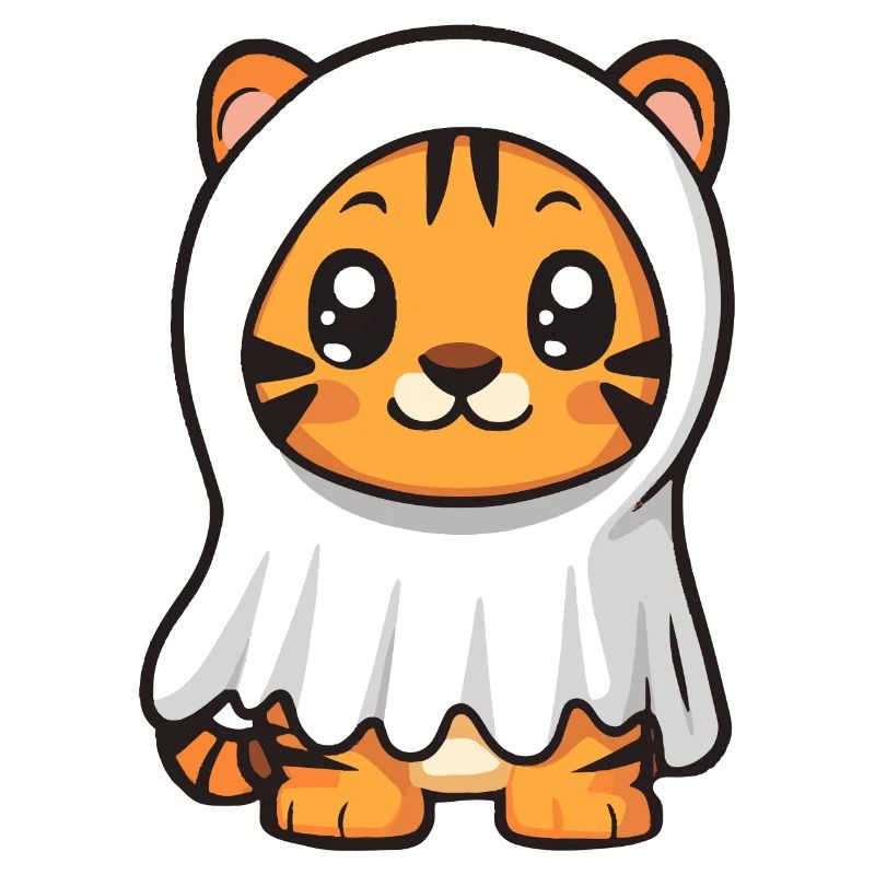 Tiger Halloween Comic Geist