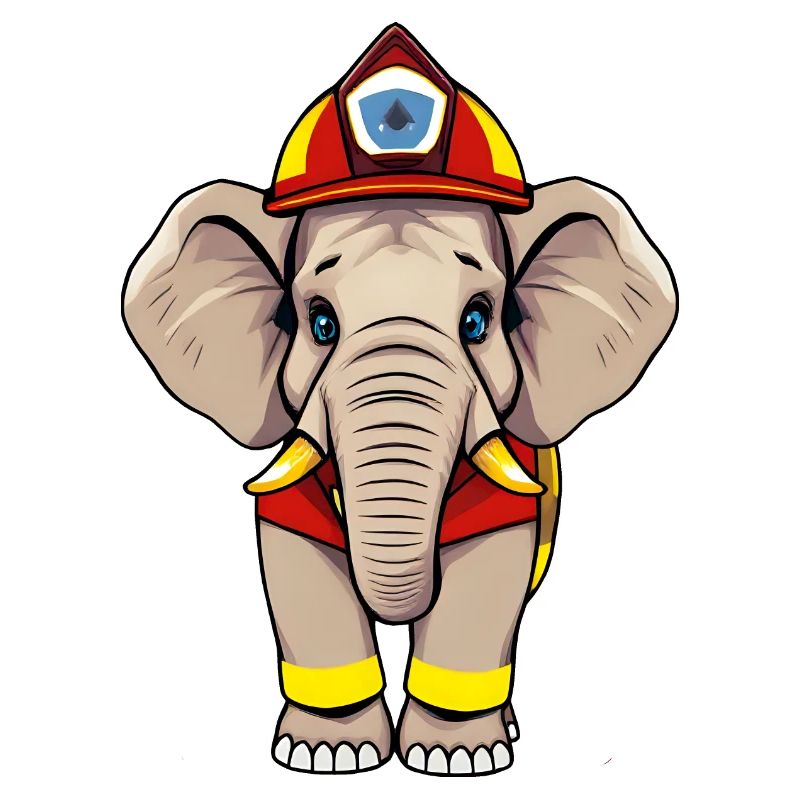 Héros Éléphant Pompier
