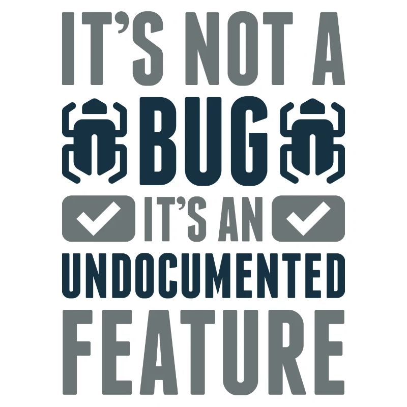Ce n’est pas un bug
