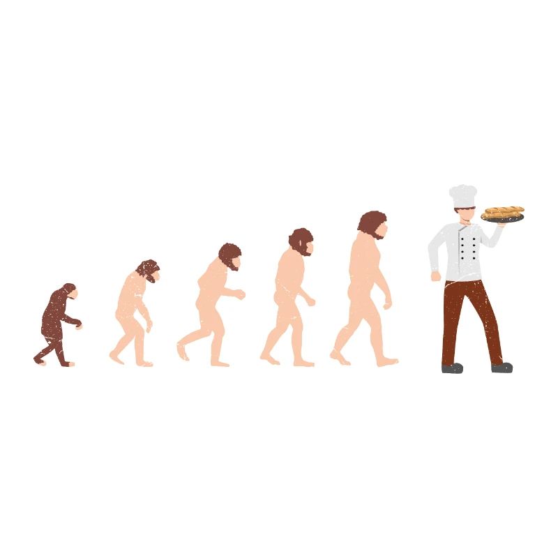 Evolution Chef Cook Idée cadeau drôle