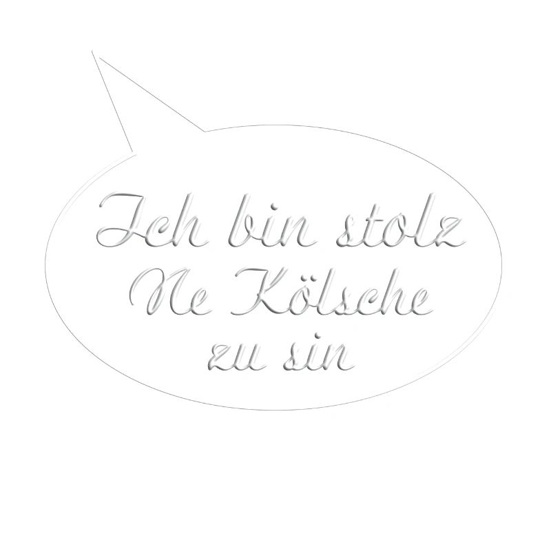 Koeln Je suis fier de koelsche à sin