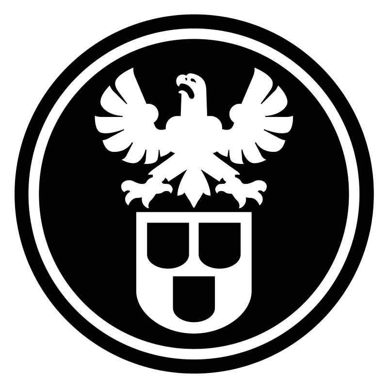 Maler und Lackierer Zunftzeichen mit Adler neg