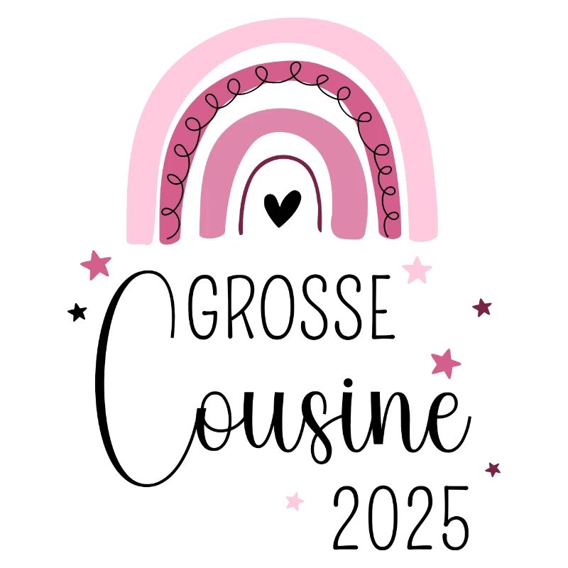 Ich werde Große Cousine 2025 Pferd Herz Mädchen