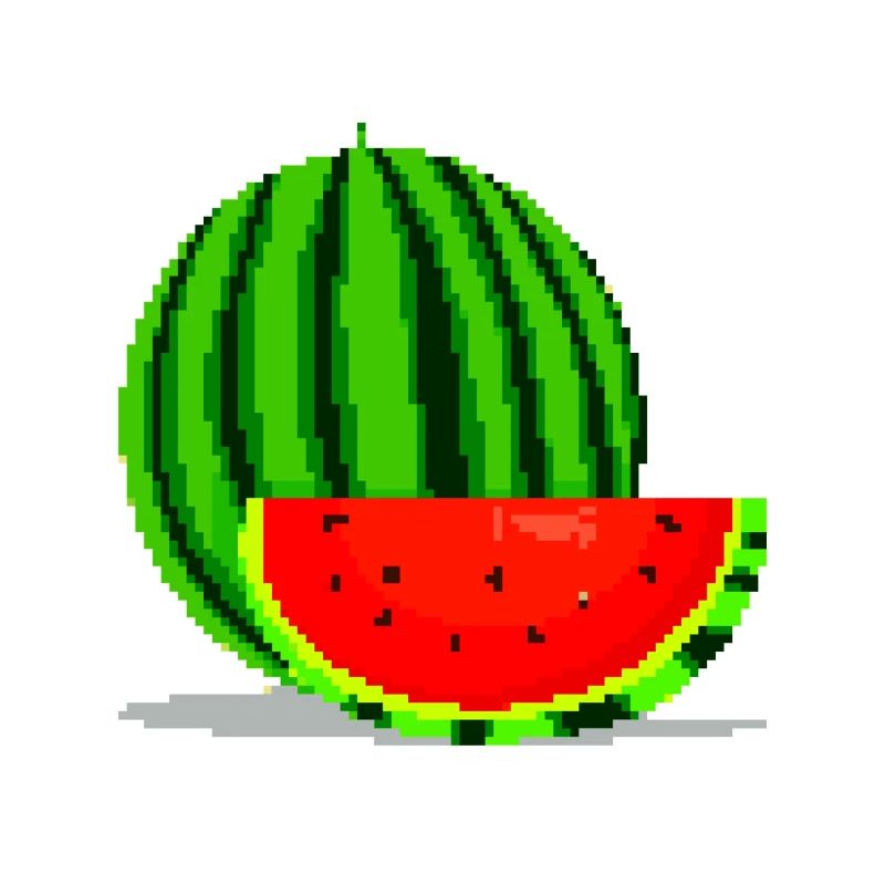 Pixel Art Melon