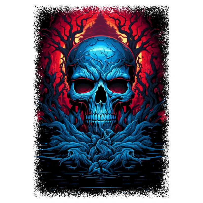 Idée présente Bones Dinosaure Squelette T-shirts Mort