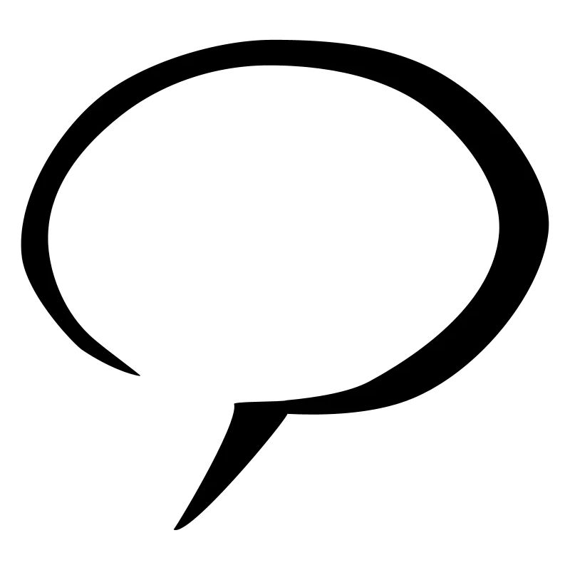 Comic speech bubble