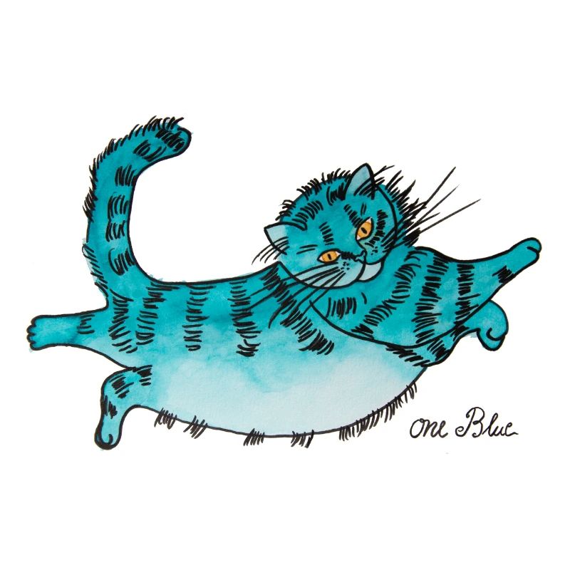 bleu Fluffy