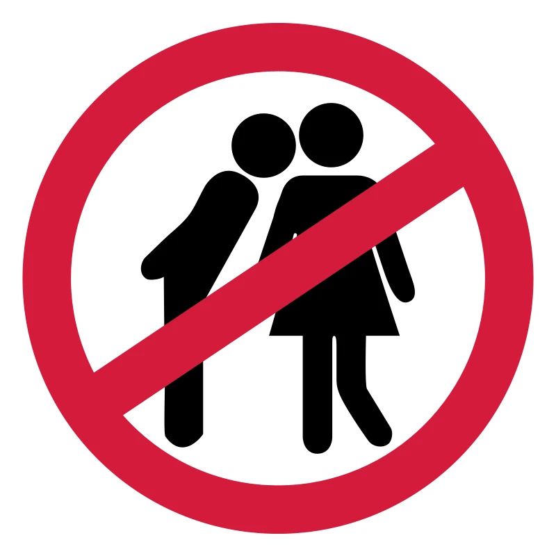 Küssen verboten