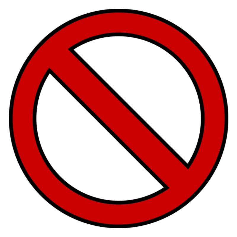Prohibited signboard gift idea