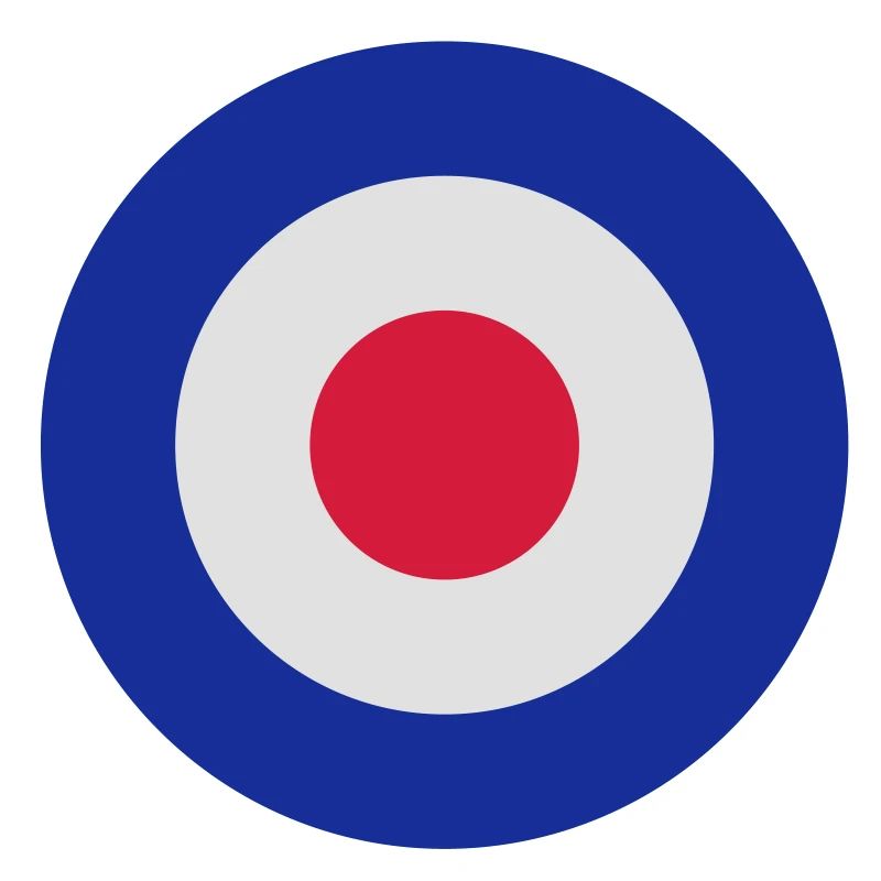 MOD Roundel Bullseye Target