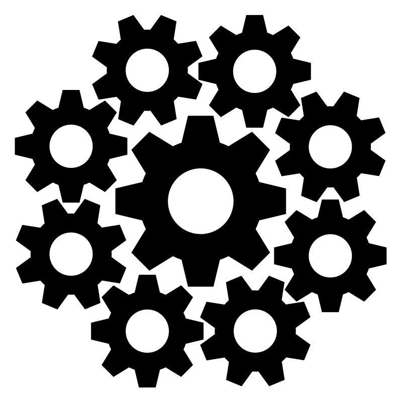 cool circle round pattern mechanical worker engineering
