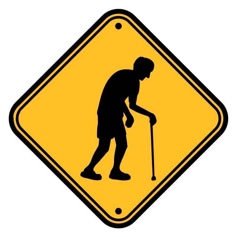 Attention retirement home sign