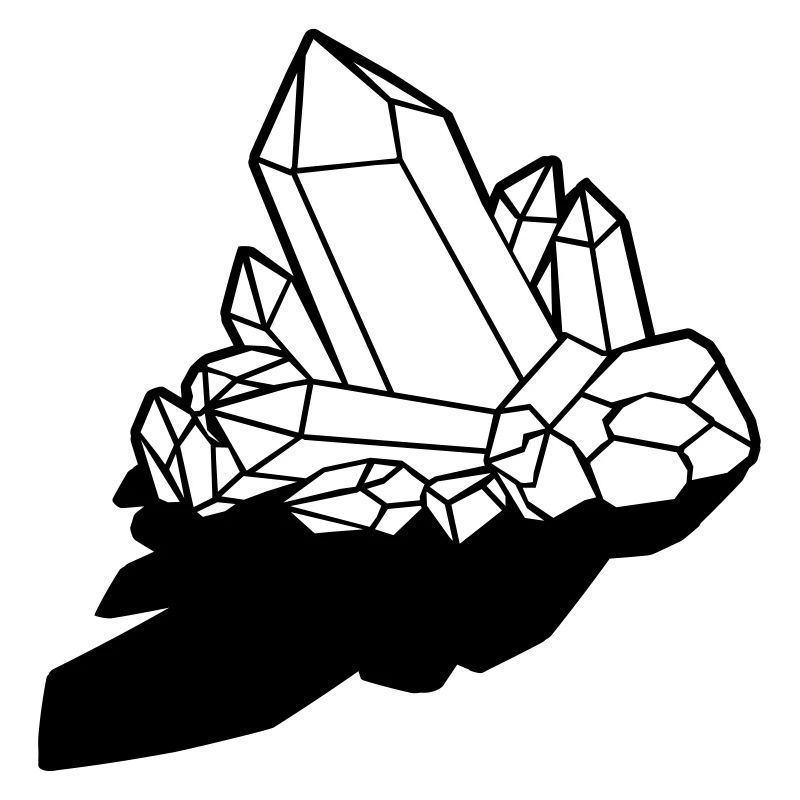 Clipart shadow crystal
