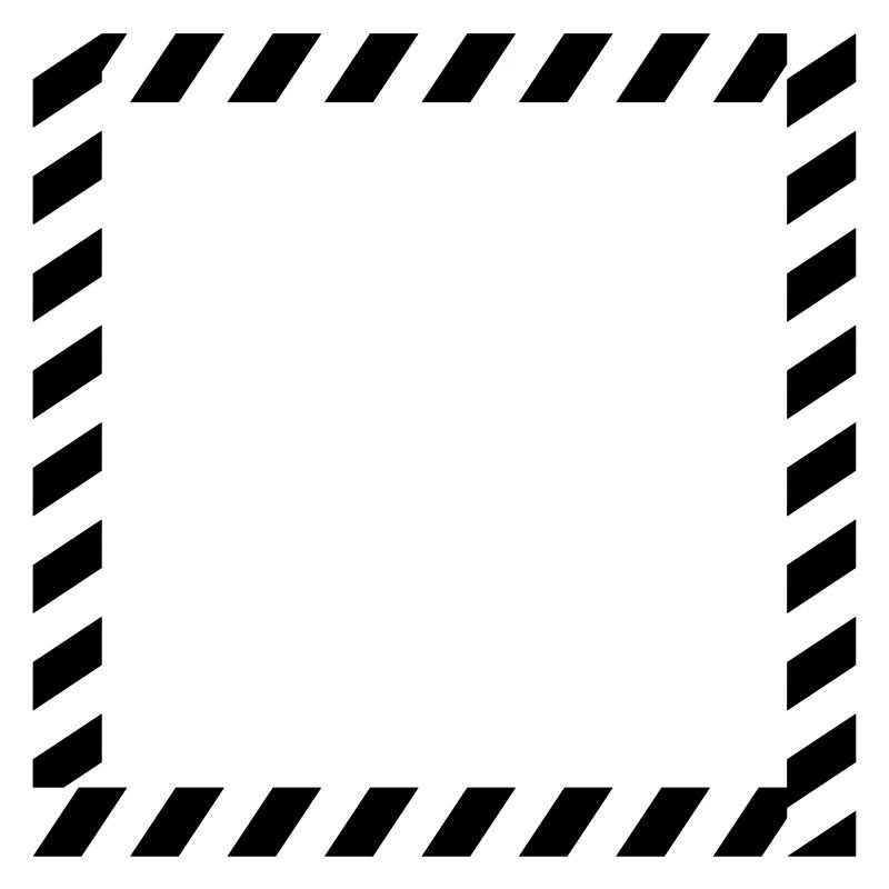 Schild Rahmen Absperrband