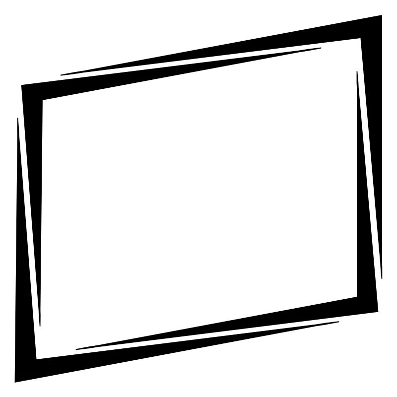 Cadre rectangle bouclier
