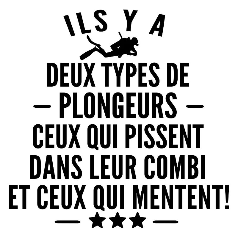 ils y a deux types de plongeurs - humour plongée