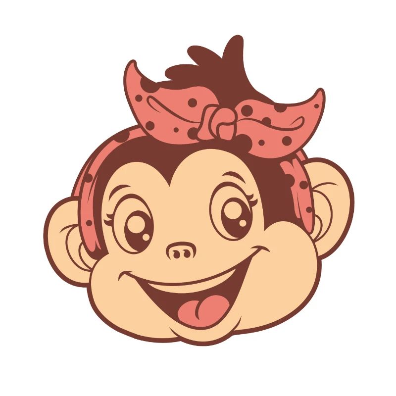 Mädchen Affe Popo Affe Pavianpopo Monkey Affen