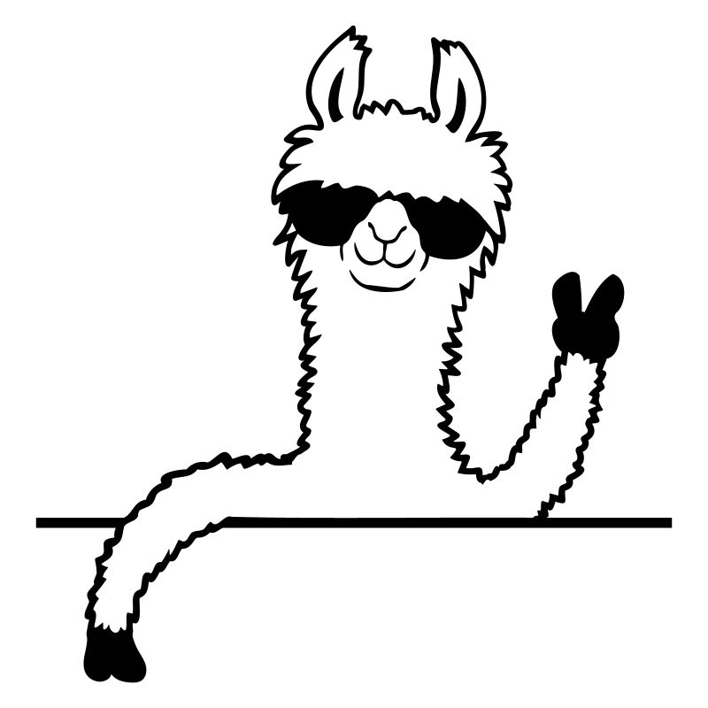Sunglasses Lama Comic
