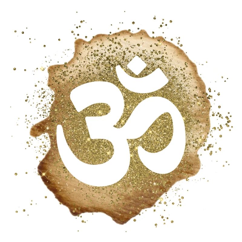 om zeichen gold erde elemente