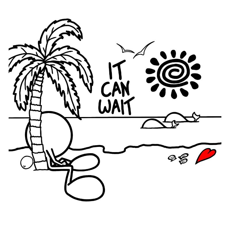 It Can Wait Plain Doodle