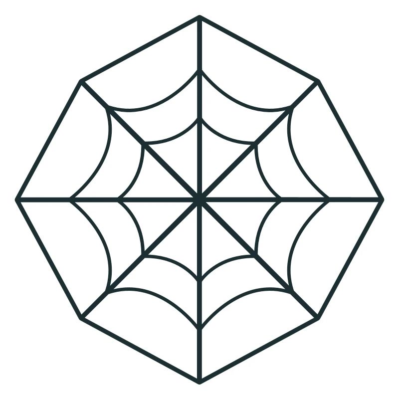 irregular spider web