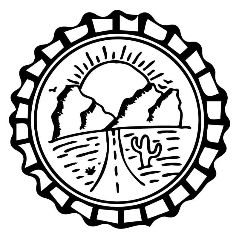 Bottle Cap Landscape