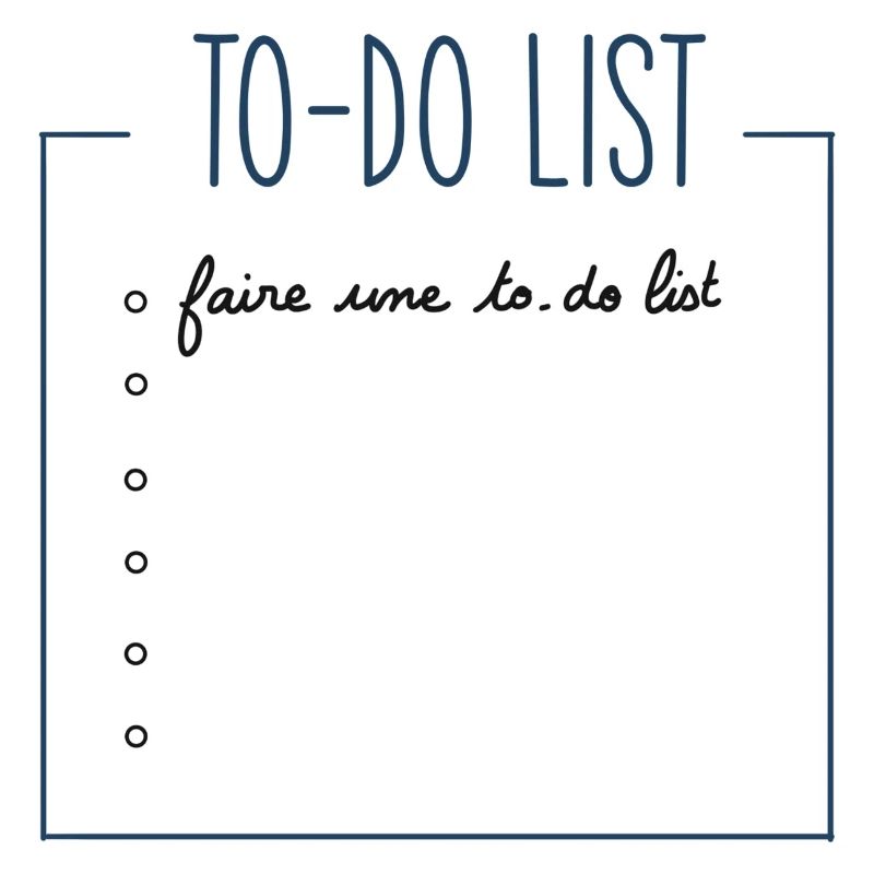 To-do list