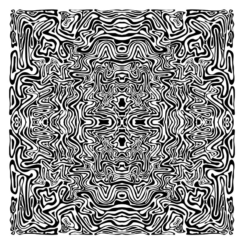 Vision psychédélique bw